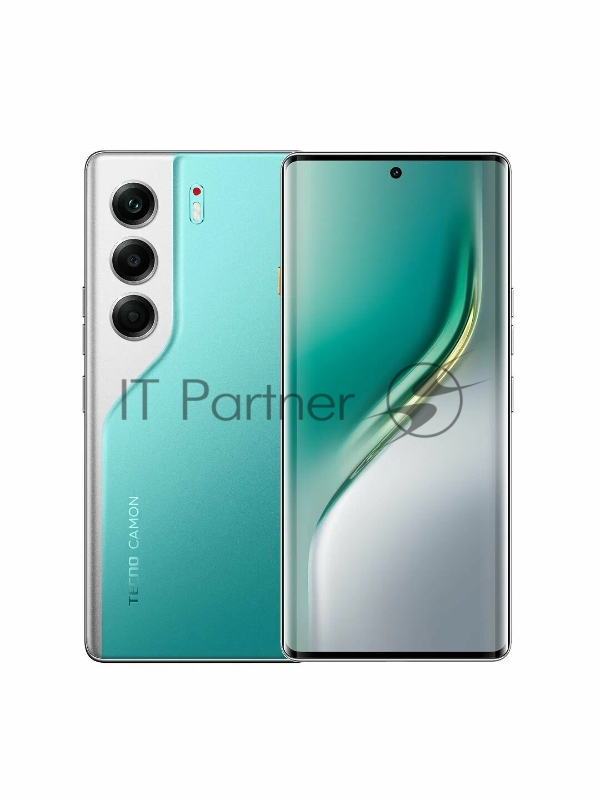 CM7 CAMON 40 Pro 5G 256+12 Emerald Lake Green + Tecno SC02, 6.78, 20:9, 2436 x 1080 пикселей, 4x2.5GHz+4x2.0GHz, 8 Core, 12GB RAM, 256GB, up to 1TB flash, 50+8Mpix/50Mpix, 2 Sim, 4G, 5G, BT v5.4, WiFi 802.11 b/g/n, GPS/AGPS, GLONASS,NFC, Type-C, 5100