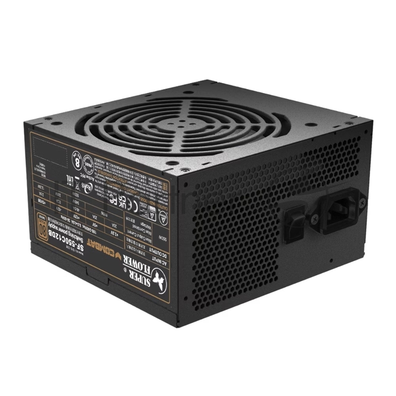 Блок питания 550Вт/ Power Supply Super Flower Combat DB, 550W, ATX, 120mm, 4xSATA, 2xPCI-E(6+2), APFC, 80+ Bronze, non-Modular