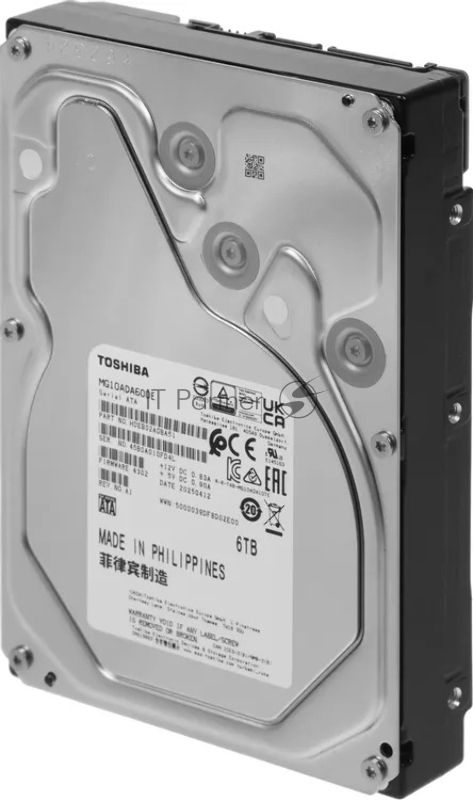 Жесткий диск Toshiba SATA-III 6TB MG10ADA600E Server Enterprise Capacity 512E (7200rpm) 512Mb 3.5