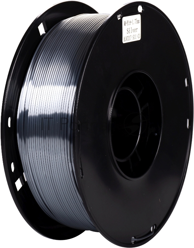 Пластик для принтера 3D Cactus CS-3D-PLA-1KG-S-SILV PLA SILK d1.75мм 1кг L326м 1цв.