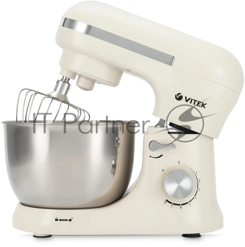 Миксер планетарный Vitek VT-PM0110 1500Вт кремовый