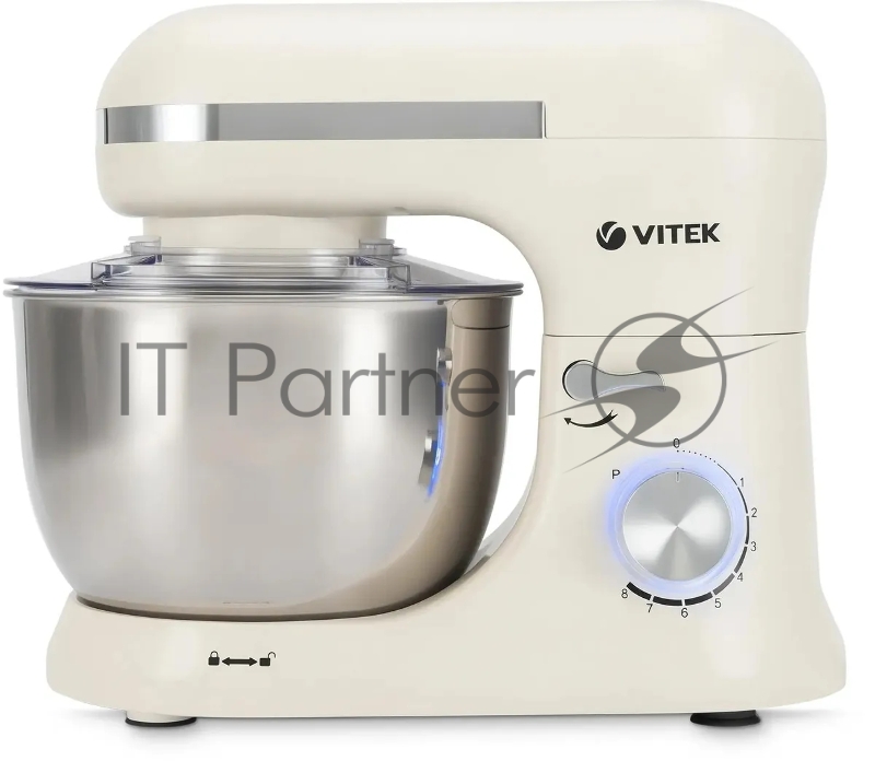 Миксер планетарный Vitek VT-PM0110 1500Вт кремовый