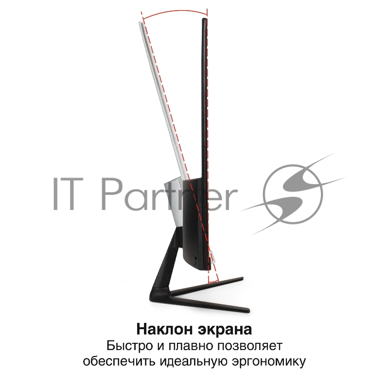 Монитор с аудио выходом 24.5 ExeGate SmartView EH1500A (IPS LED Grade A+, FHD, 1920x1080@75Гц, 16:9, 250cd/m2, 1000:1, 178°/178°, 5ms, D-Sub, HDMI, DisplayPort, audio-out, Flicker-free, FreeSync, Low Blue Light, кабель HDMI 1.5м, VESA 75x75, регулиро