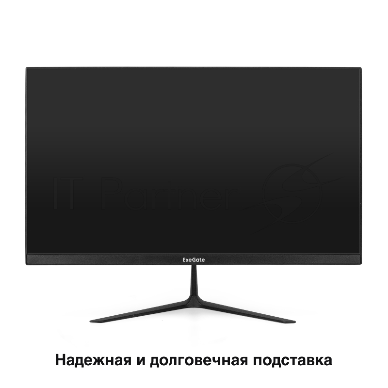 Монитор с аудио выходом 24.5 ExeGate SmartView EH1500A (IPS LED Grade A+, FHD, 1920x1080@75Гц, 16:9, 250cd/m2, 1000:1, 178°/178°, 5ms, D-Sub, HDMI, DisplayPort, audio-out, Flicker-free, FreeSync, Low Blue Light, кабель HDMI 1.5м, VESA 75x75, регулиро