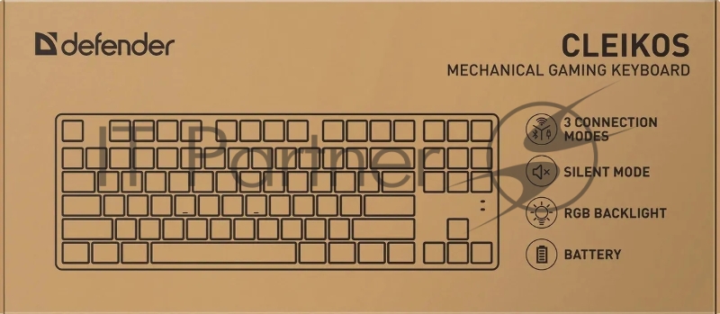 Клавиатура механическая DEFENDER (45135) Cleikos GK-135