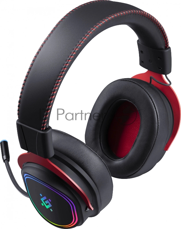 Гарнитура игровая DEFENDER (64584) Vapor черный, 7.1, RGB, провод 2.2 м