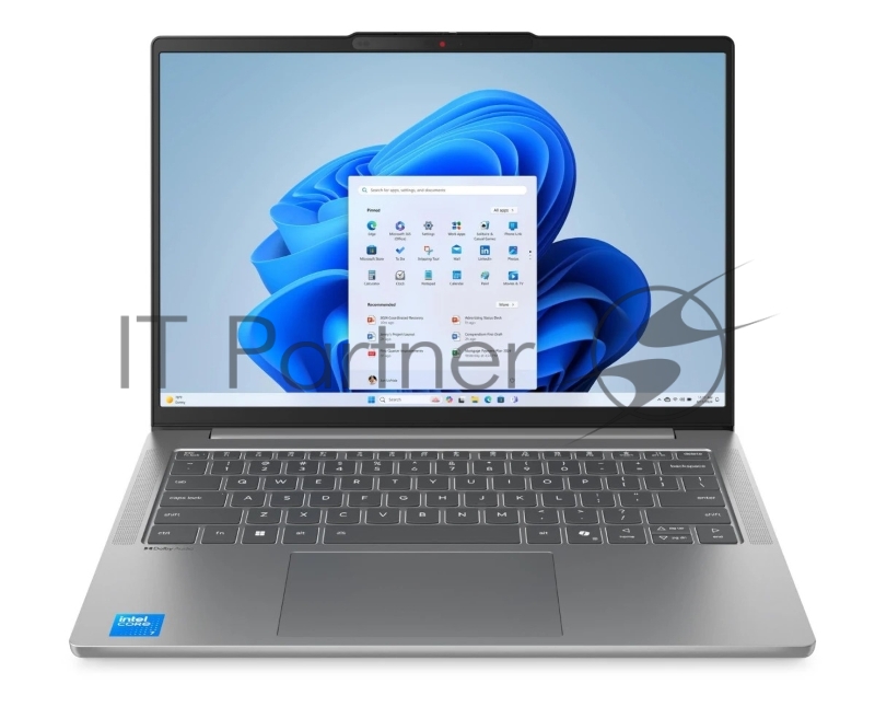 Ноутбук/ Lenovo IdeaPad Slim 5 14IRH10R 14(1920x1200 OLED)/Intel Core 5 210H(2.2Ghz)/32768Mb/1024PCISS Graphics/Cam/BT/WiFi/60WHr/war 1y/1.39kg/luna grey/noOS + 65W, RU kbd