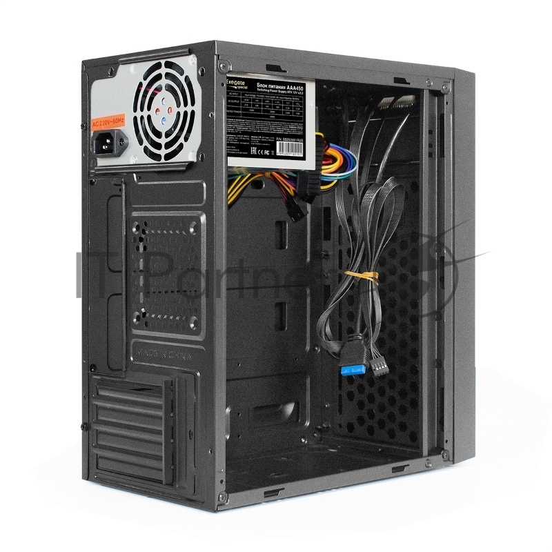 Корпус Minitower ExeGate BAA-113U-UNS500 (mATX, БП UNS500 с вент. 12см, 2*USB+1*USB3.0, аудио, черный)