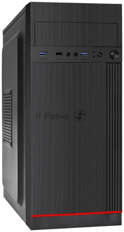 Корпус Miditower ExeGate AA-442U2-UNS350 (ATX, БП UNS350 с вент. 12см, 1*USB+2*USB3.0, аудио, черный)