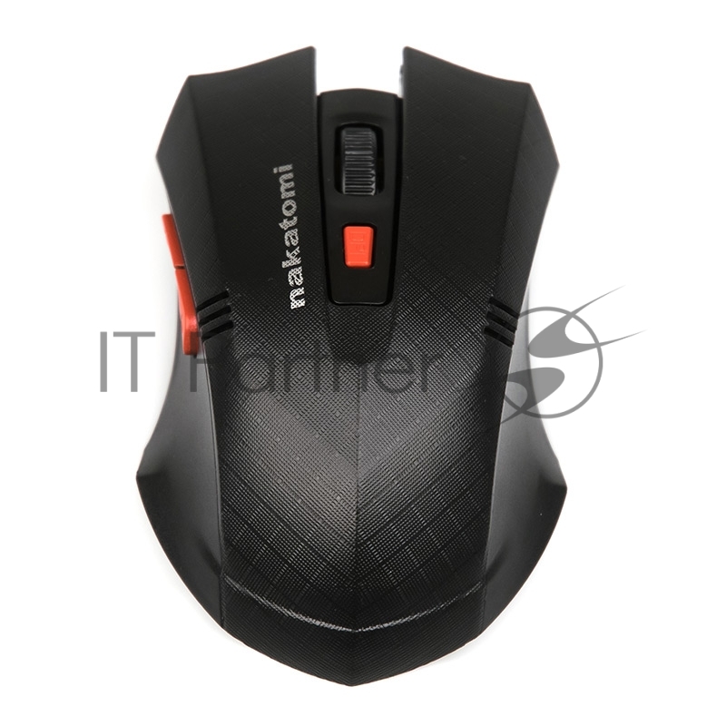 Мышь беспроводная NAKATOMI MRON-04U черный