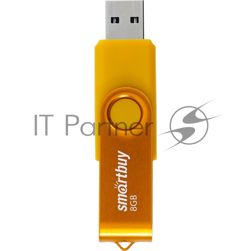 Флеш -накопитель Smartbuy (SB008GB2TWY) UFD 2.0 008GB Twist Yellow желтый