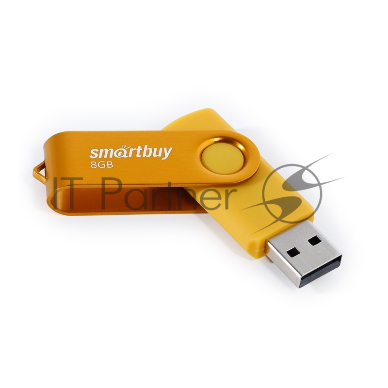 Флеш -накопитель Smartbuy (SB008GB2TWY) UFD 2.0 008GB Twist Yellow желтый