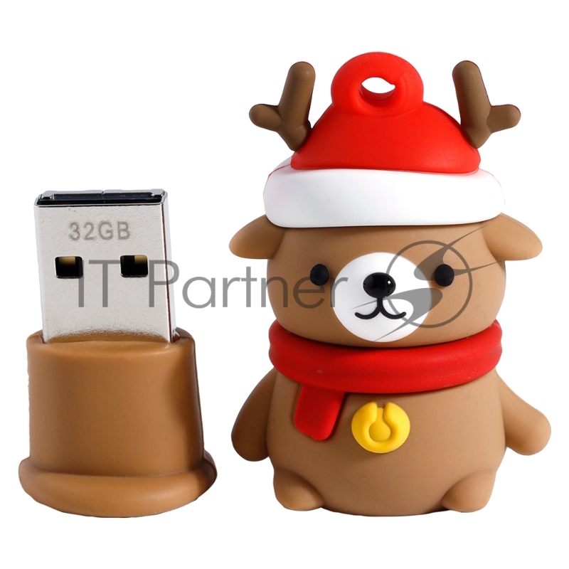 Флеш накопитель Smartbuy (SB32GBCaribouW) UFD 2.0 032GB Wild series Мед