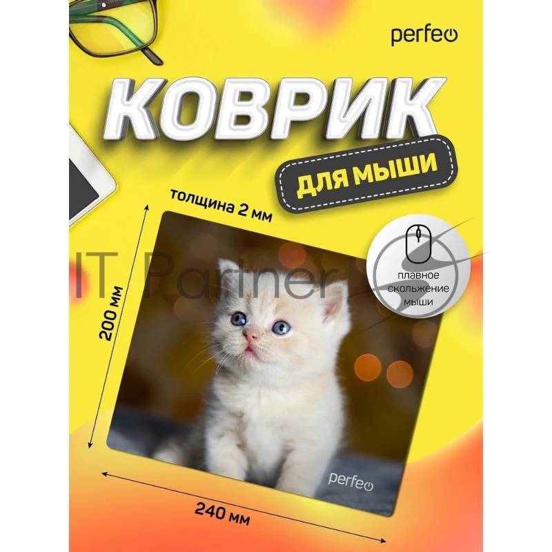 Коврик для мыши PERFEO (PF_D0658) Cat