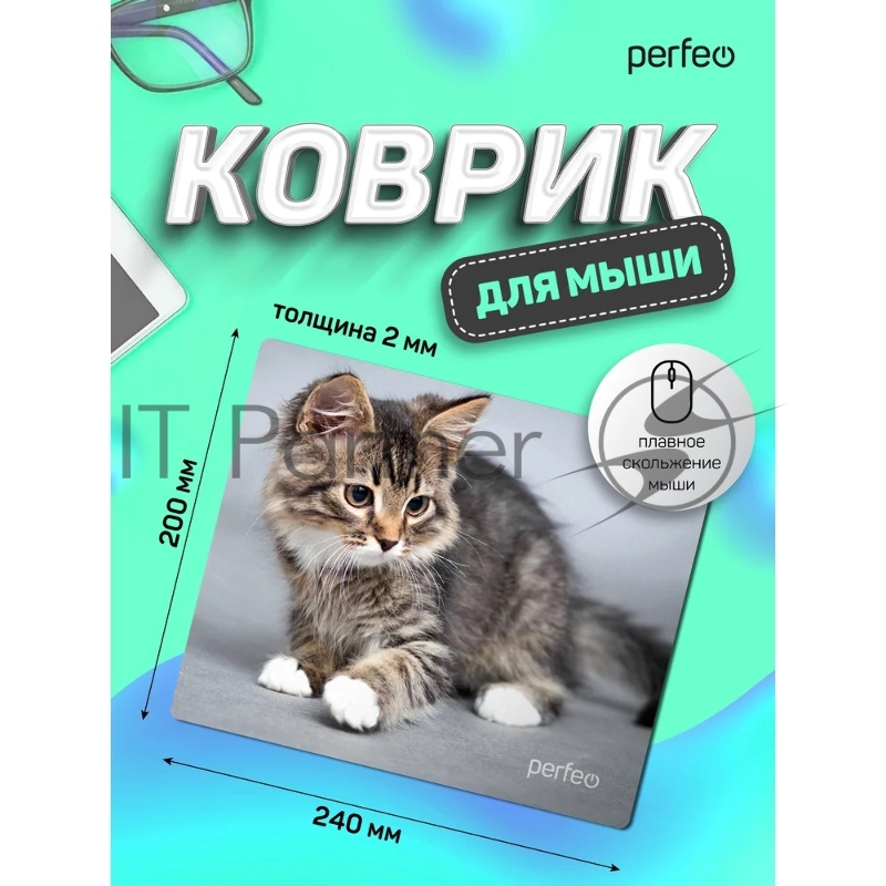Коврик для мыши PERFEO (PF_D0661) Cat