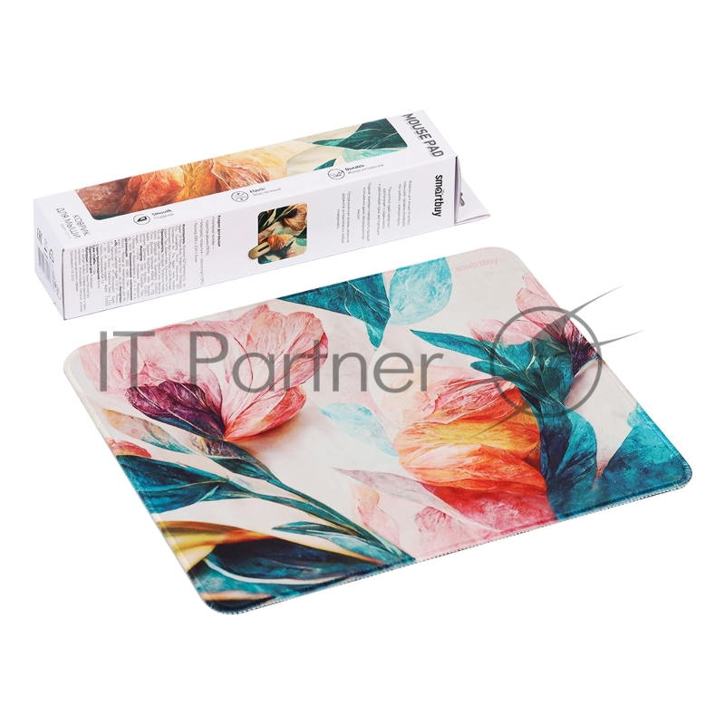 Коврик для мыши SMARTBUY (SBMP-107-FL) Flowers S-size