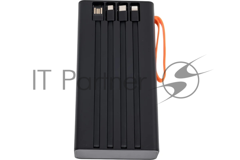 Мобильный аккумулятор More choice (4620202550576) PB22-30 с кабелем 2USB 2.1A - 30000mAh черный