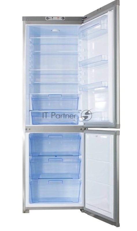 Холодильник ОРСК-174 NG нержавеющая сталь двухкамерный 220/12л, морозилка снизу, капельная система