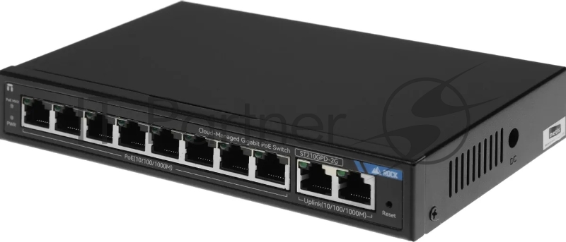 Коммутатор Netis ST210GPD-2G (L2) 10x1Гбит/с 8PoE 117W настраиваемый
