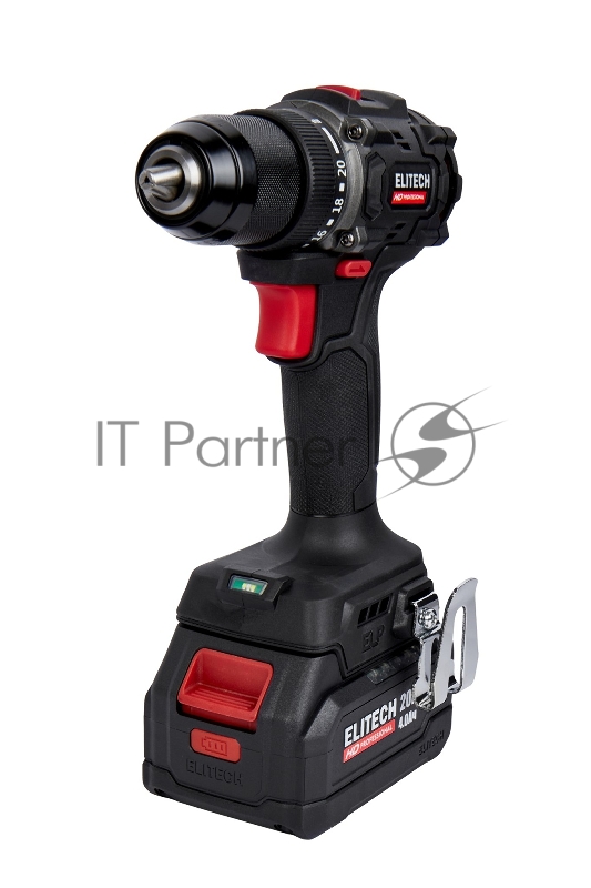 Дрель-шуруповерт Elitech CD 20SL2 (E2201.040.02) 80Вт аккум. патрон:быстрозажимной (кейс в комплекте) (205718)