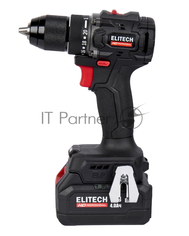 Дрель-шуруповерт Elitech CD 20SL2 (E2201.040.02) 80Вт аккум. патрон:быстрозажимной (кейс в комплекте) (205718)