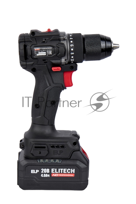 Дрель-шуруповерт Elitech CD 20SL2 (E2201.040.02) 80Вт аккум. патрон:быстрозажимной (кейс в комплекте) (205718)