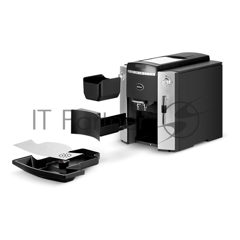 Кофемашина Kitfort КТ-7320 1400Вт серебристый/черный