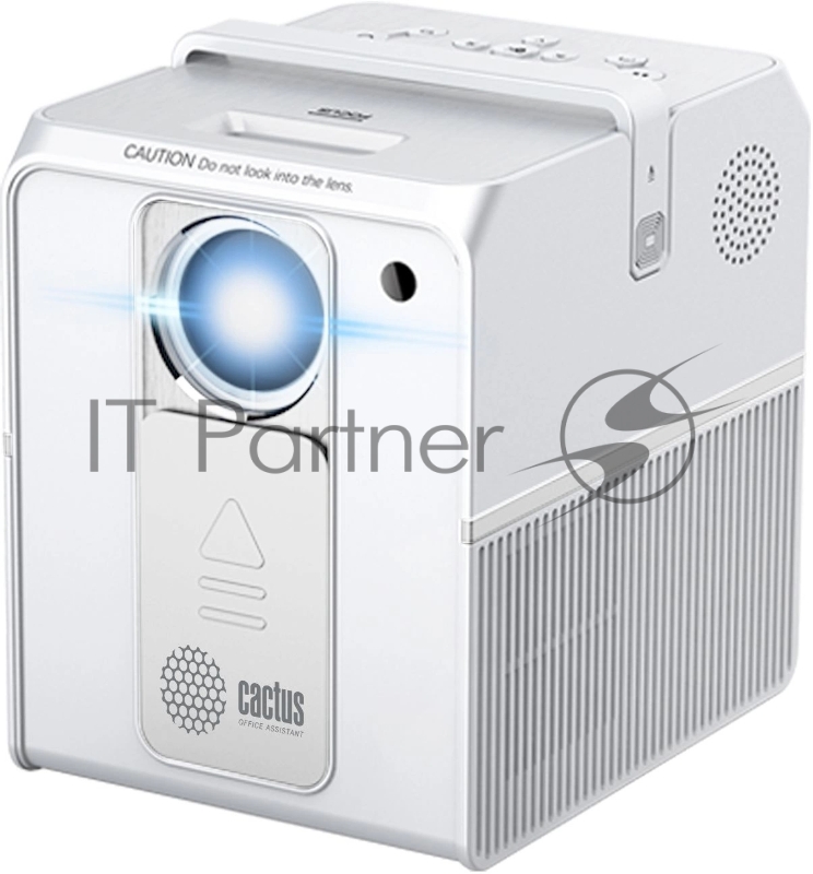 Проектор Cactus CS-PRC.04WT.Full HD-A + Экран CS-PSRM-180X180-WT LCD (1920x1080) 1000:1 ресурс лампы:50000часов 1xUSB typeA 1xHDMI 1.35кг