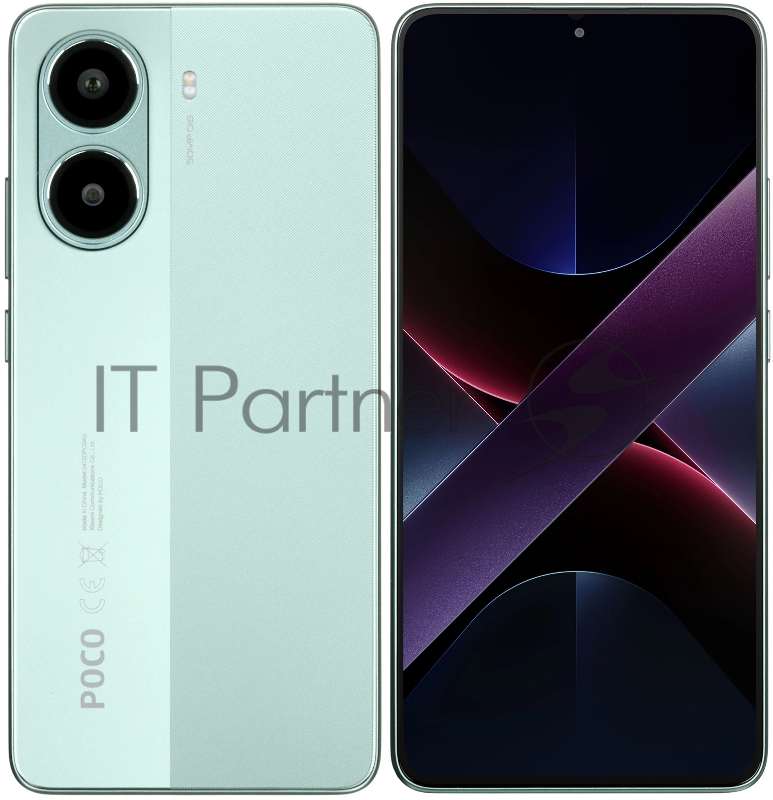 Смартфон POCO X7 Pro 5G 12+256Gb зеленый (MZB0J2KRU)