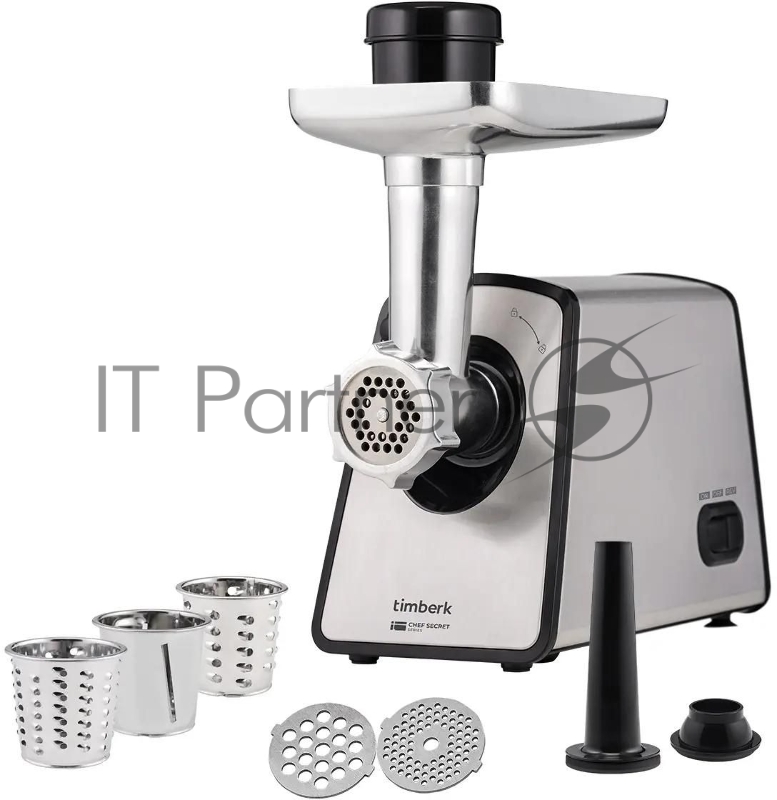 Мясорубка Timberk T-MG45M02 серебристый / черный