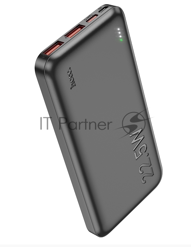 Внешний аккумулятор Powerbank HOCO J101 Astute, 10000mAh черный