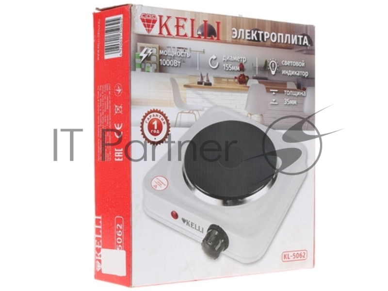 Плитка электрическая KELLI KL-5062 белый
