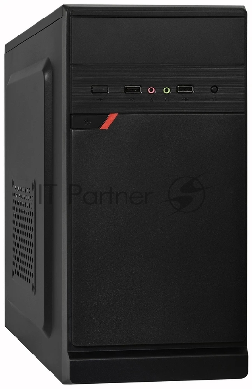 Корпус Minitower ExeGate BAA-106-UNS350 (mATX, БП UNS350 с вент. 12см, 2*USB, аудио, черный)