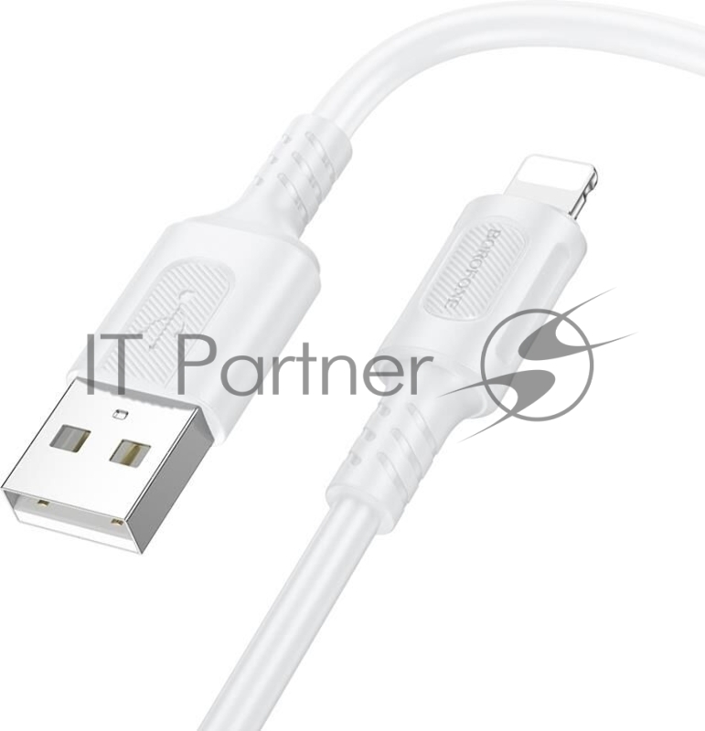 Кабель BOROFONE (6941991116346) BX112 2.4A PD 27W USB-Lightning 8 Pin 1 m белый