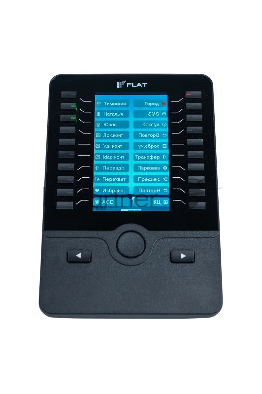 Модуль расширения Флат FPEx60 предназначен для расширения функциональных возможностей SIP-телефона Plat Phone B10
