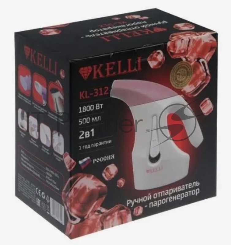 Отпариватель KELLI КL-312 розовый