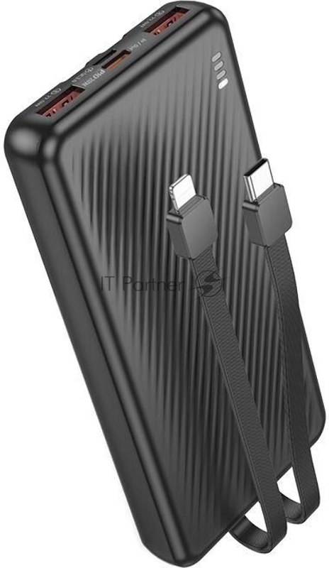 Портативный аккумулятор BOROFONE (6941991111853) BJ57 10000mAh 2USB+Type-C 2.4A 22.5W+PD 20W , Black