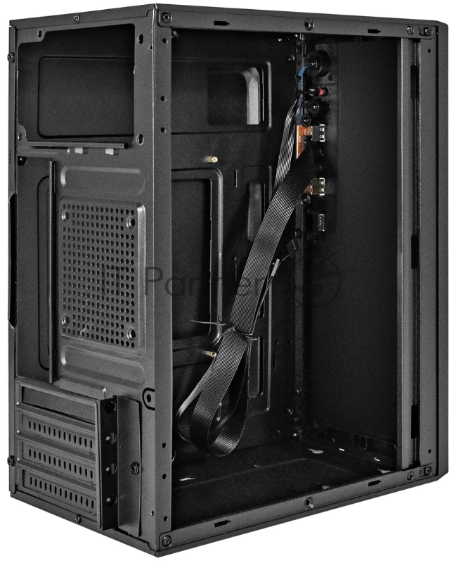 Корпус Minitower ExeGate BAA-308U2-AA500 (mATX, БП AA500 с вент. 8см, 1*USB+2*USB3.0, HD Audio, черный)