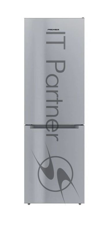 Холодильник PREMIER PRM-315BFSF/I нержавеющая сталь двухкамерный 221/94л морозилка снизу