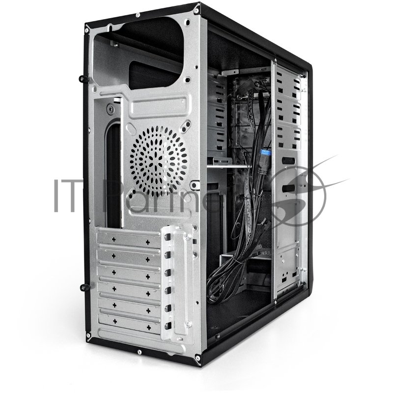 Корпус Miditower ExeGate CP-603-UNS350 (ATX, БП UNS350 с вент. 12см, 2*USB, аудио, черный)