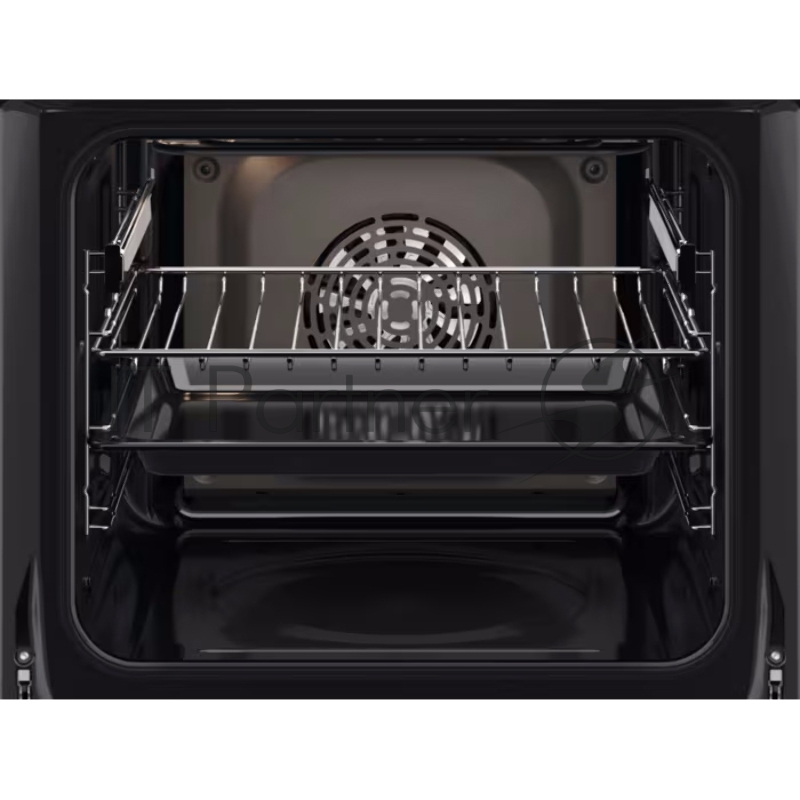 Встраиваемый духовой шкаф Electrolux EOF5F50BV, Электрический духовой шкаф с конвекцией, приготовление на пару, объем 65 л, 8 режимов, очистка каталитическая, 2 стекла в дверце, направляющие проволочные + телескопические (1 уровень)белый цвет