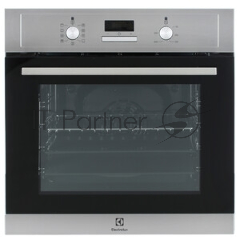 Встраиваемый духовой шкаф Electrolux EOF5H50BX, Электрический духовой шкаф с конвекцией, приготовление на пару, объем 65 л, 8 режимов, очистка каталитическая, 2 стекла в дверце, направляющие проволочные, нержавеющая сталь