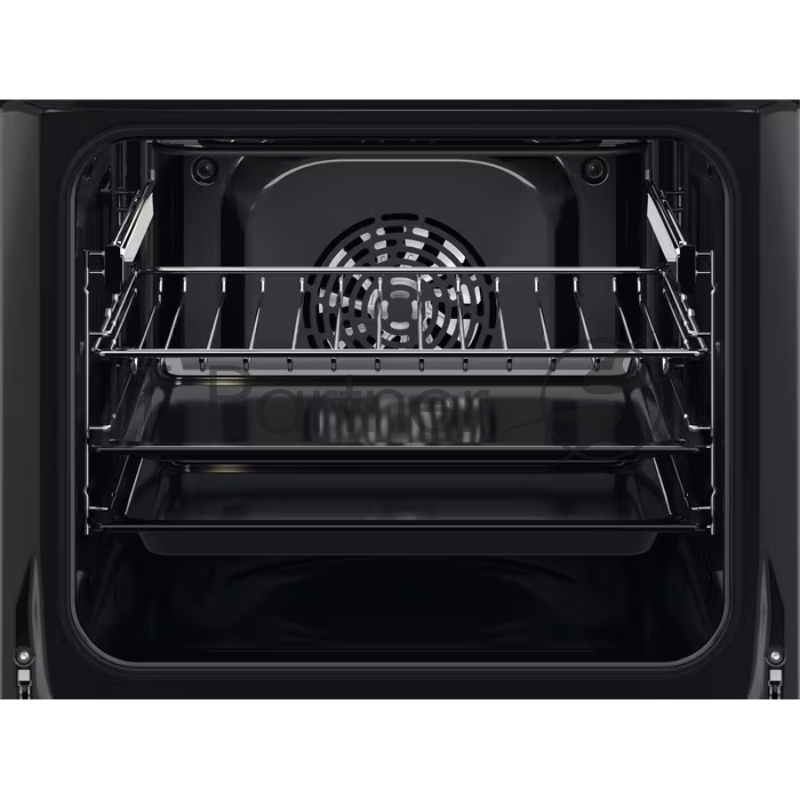 Встраиваемый духовой шкаф Electrolux EOF5H50BX, Электрический духовой шкаф с конвекцией, приготовление на пару, объем 65 л, 8 режимов, очистка каталитическая, 2 стекла в дверце, направляющие проволочные, нержавеющая сталь