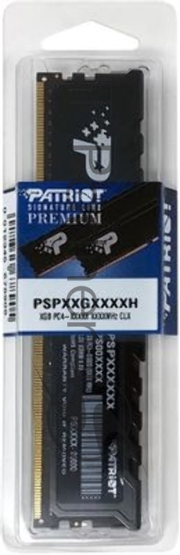 Оперативная память Patriot PSP416G3200H1 DDR4 16GB 3200MHz Signature Premium RTL PC4-25600 CL22 DIMM 288-pin 1.2В dual rank с радиатором Ret