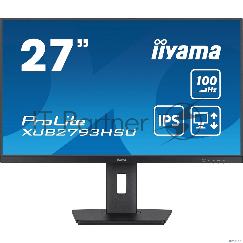 Монитор Iiyama 27 ProLite XUB2793HSU-B7 черный IPS LED 1ms 16:9 HDMI M/M матовая HAS Piv 1300:1 300cd 178гр/178гр 1920x1080 100Hz DP FHD USB 5.4кг