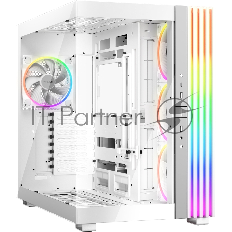 Корпус ПК без блока питания Case be quiet! LIGHT BASE 900 FX, Full-Tower, TG, 4x140mm ARGB, 2xUSB-A 3.2, 1xUSB 3.2 Type-C, XL-ATX, E-ATX, ATX, mATX, mITX White