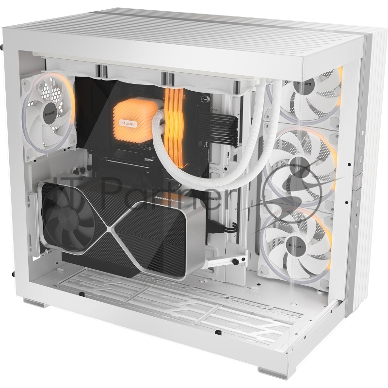 Корпус ПК без блока питания Case be quiet! LIGHT BASE 900 FX, Full-Tower, TG, 4x140mm ARGB, 2xUSB-A 3.2, 1xUSB 3.2 Type-C, XL-ATX, E-ATX, ATX, mATX, mITX White