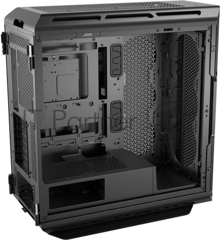 Корпус без блока питания Case Corsair 5000T, Midi-Tower, TG, no fan, 4xUSB-A 3.2, 1xUSB 3.2 Type-C, E-ATX, ATX, mATX, mITX Black