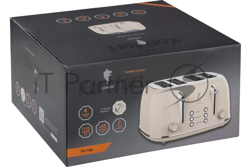 Тостер LEONORD LE-1913 RETRO (107479)