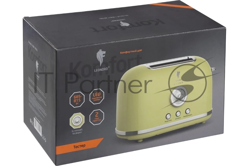 Тостер LEONORD LE-1906/1 RETRO (107478)